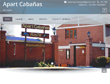 Tablet Screenshot of cabaniasriocuarto.com.ar